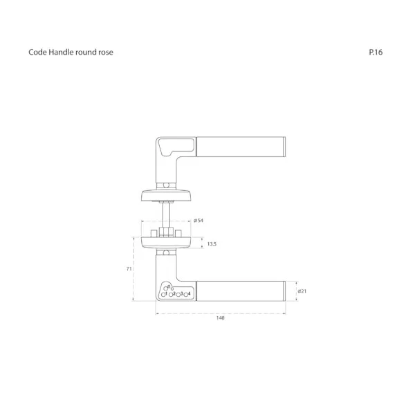 ASSA Abloy Code Handle PIN-Powered Handle - Image 4