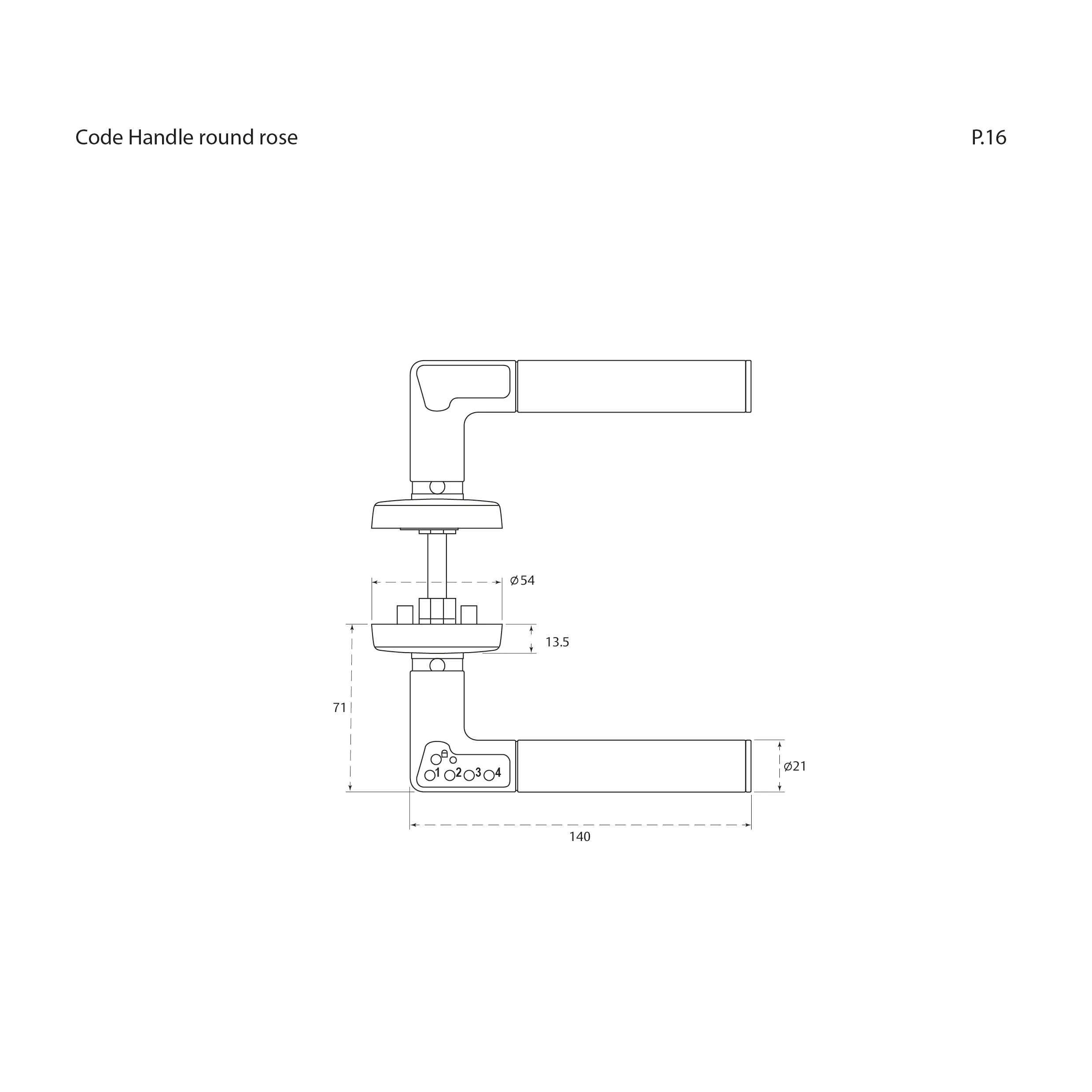 ASSA Abloy Code Handle PIN-Powered Handle - Image 4